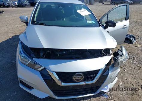 2021 Nissan Versa Sv Xtronic Cvt from USA, damaged, VIN 3N1CN8EV2ML879370